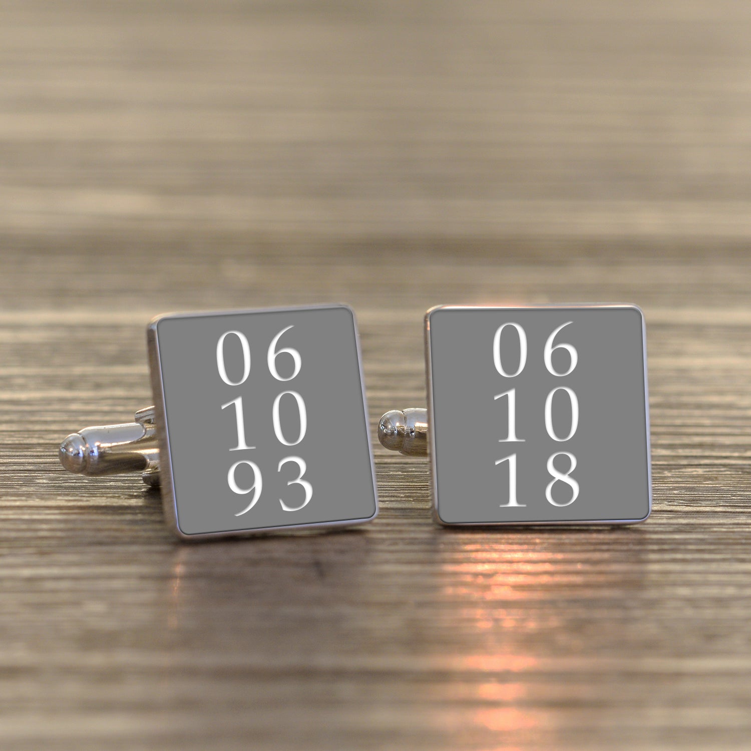 Personalised Special Date/s Cufflinks - PCS Cufflinks & Gifts