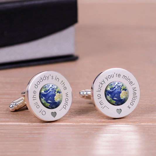 Personalised In The World...Cufflinks