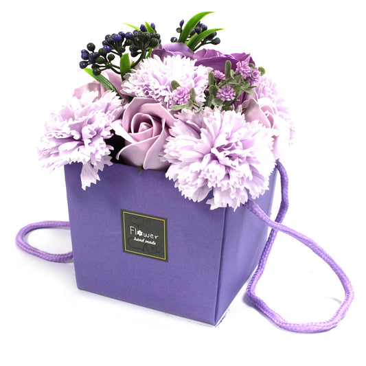 Luxury Soap Flower Bouquet - Lavender Rose & Carnation