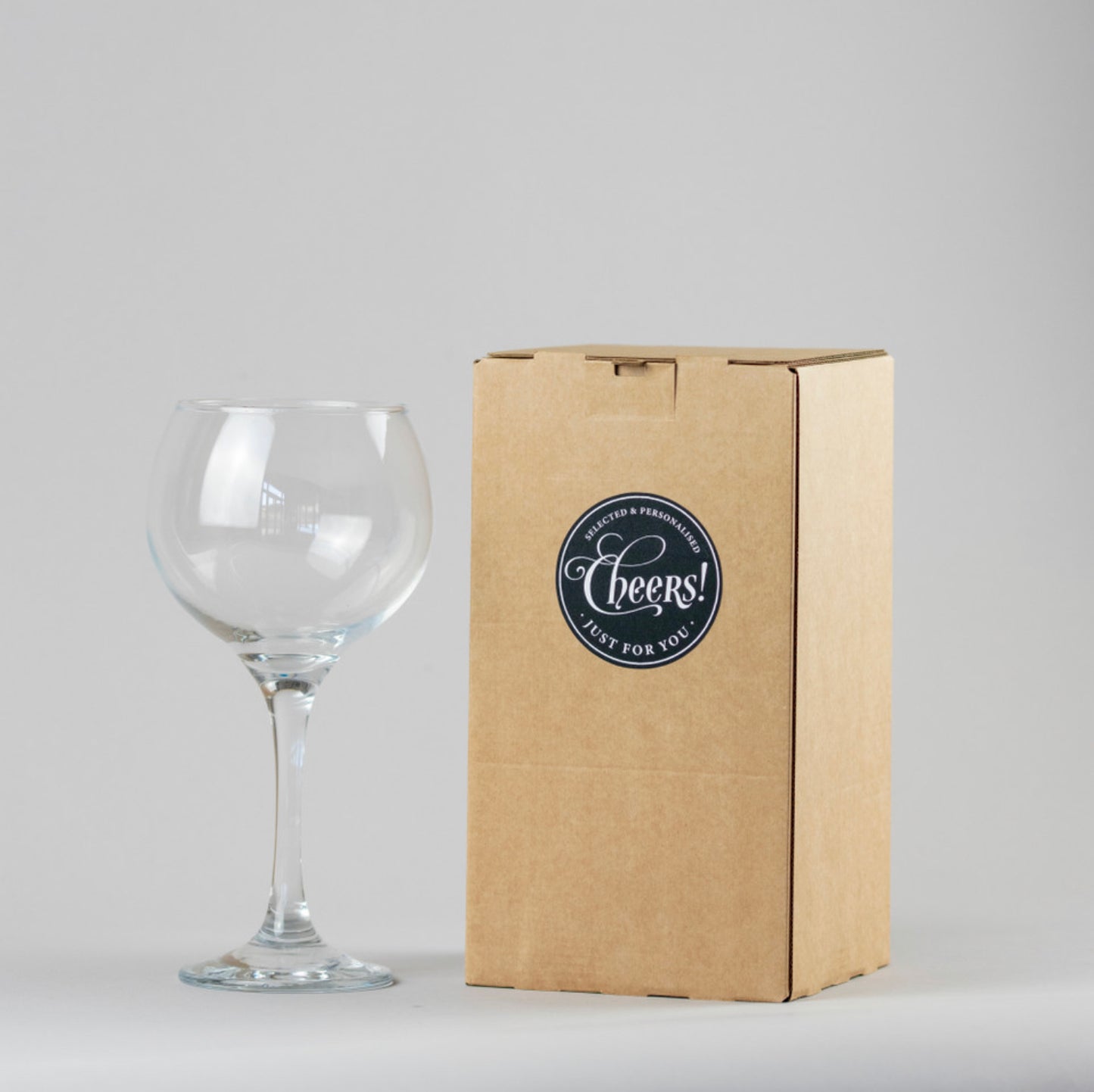 Script Personalised Gin Glass