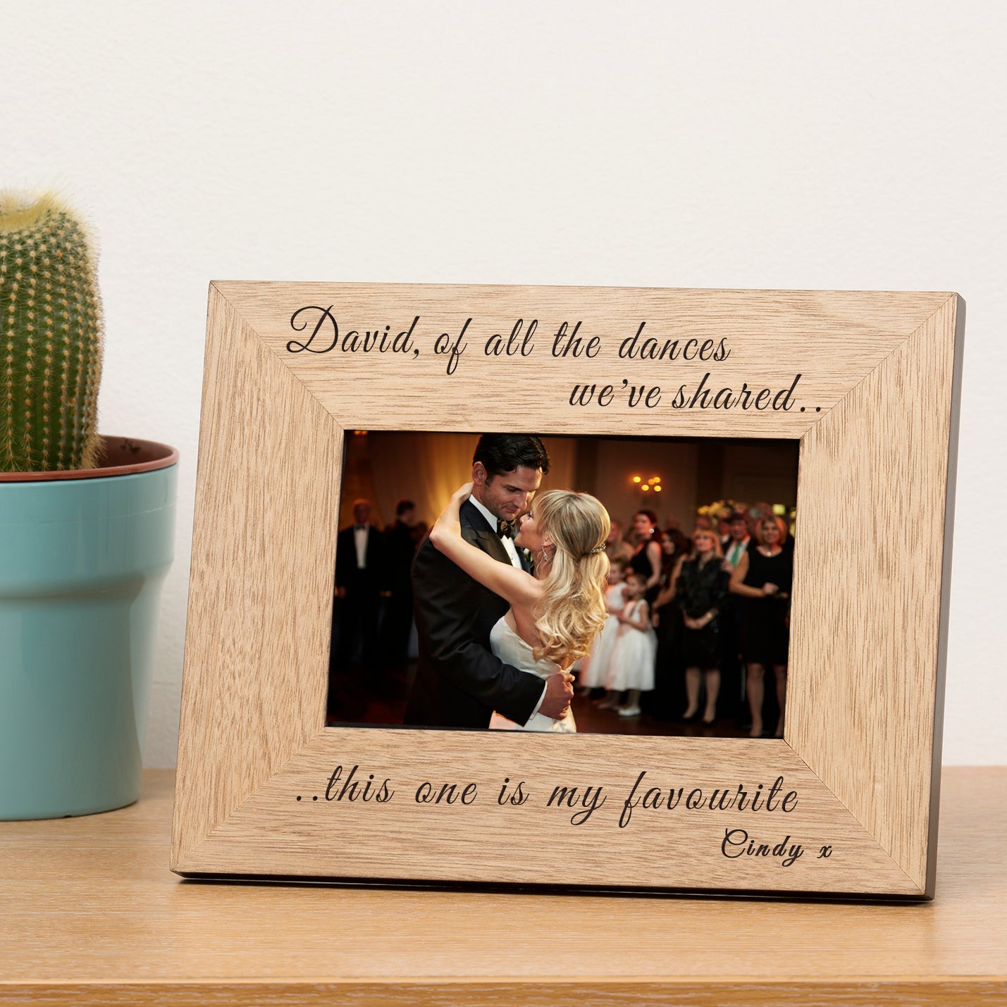 Personalised Of All The Dances We’ve Shared Wooden Photo Frame