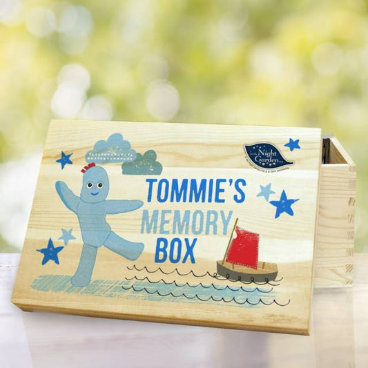 Personalised In The Night Garden Igglepiggle Wooden Memory Box - PCS Cufflinks & Gifts