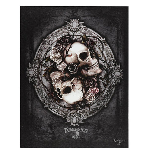 19x25cm Dioscuri Canvas Plaque by Alchemy - PCS Cufflinks & Gifts