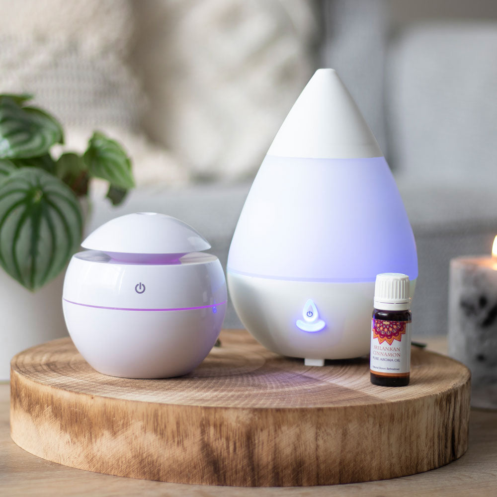 Large White Electric Aroma Diffuser - PCS Cufflinks & Gifts
