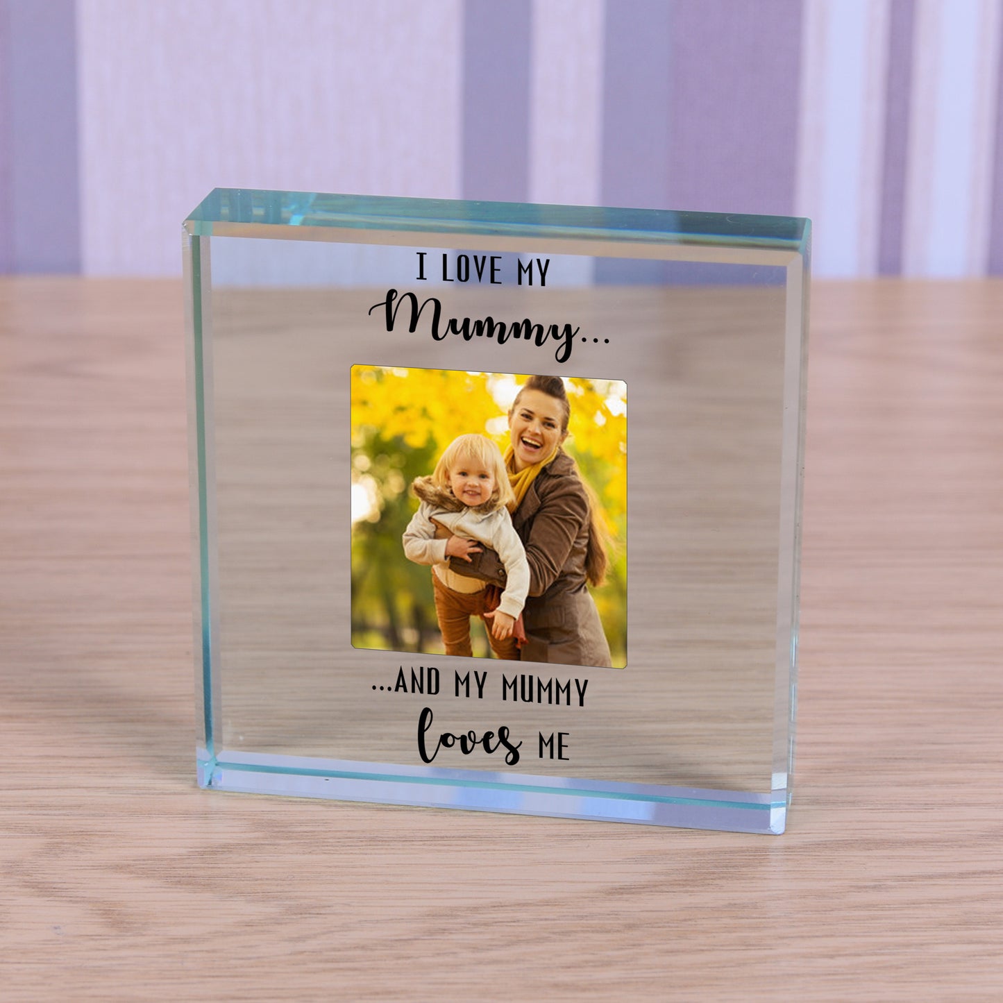  I Love My Mummy Photo Block Frame