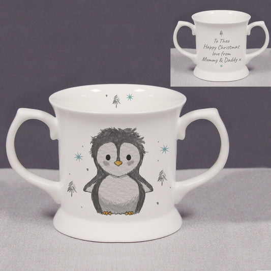 Personalised Pebbles the Penguin Loving Cup