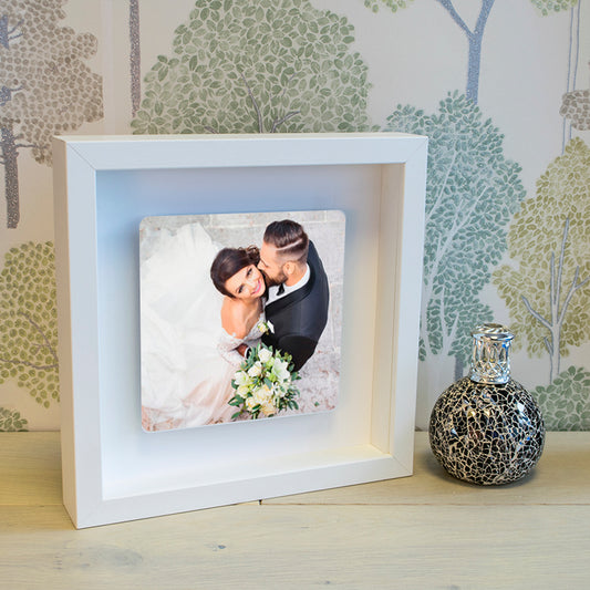 Photo Upload Box Frame | Wedding Gifts | Gifts For Him | Her | Dad Mum
