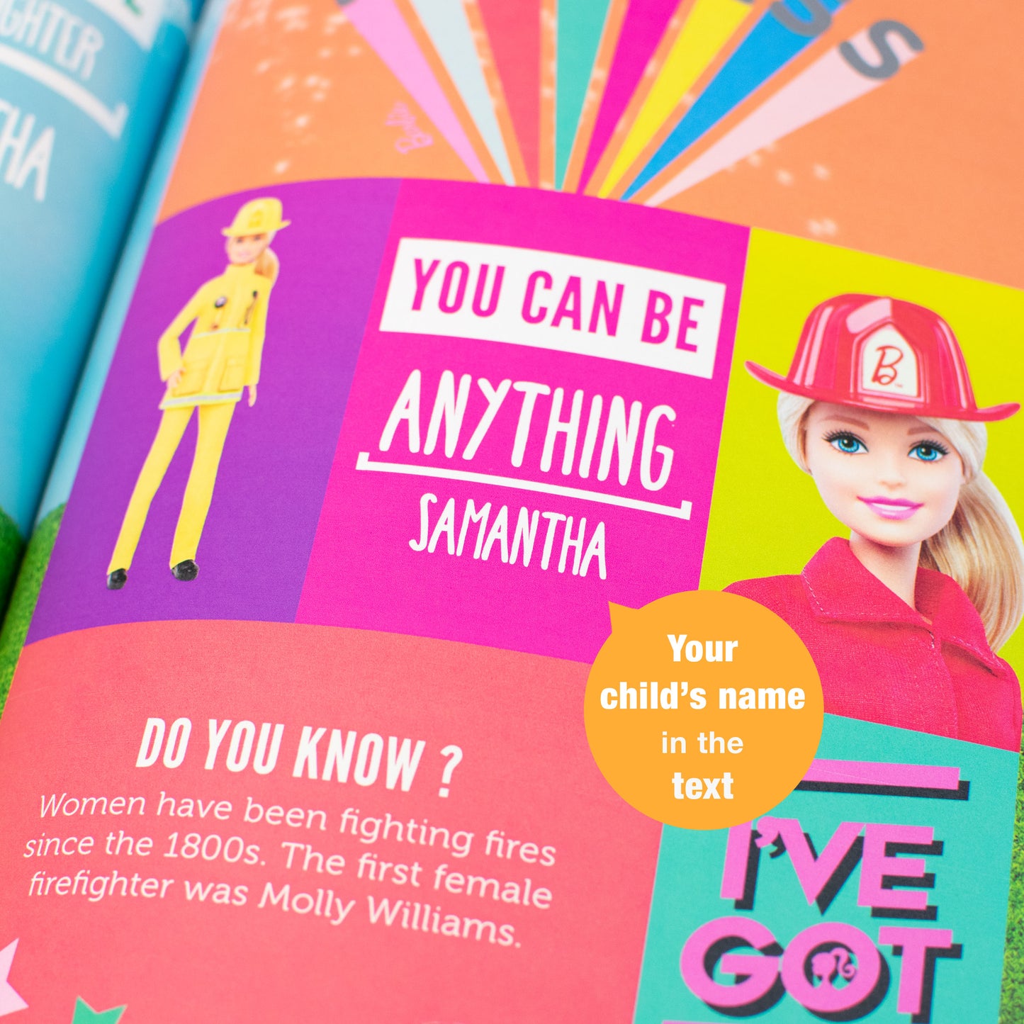 Personalised You Can Be Anything Barbie Book - PCS Cufflinks & Gifts