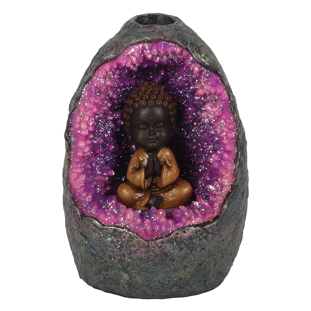 Buddha Crystal Cave LED Backflow Incense Burner - PCS Gifts