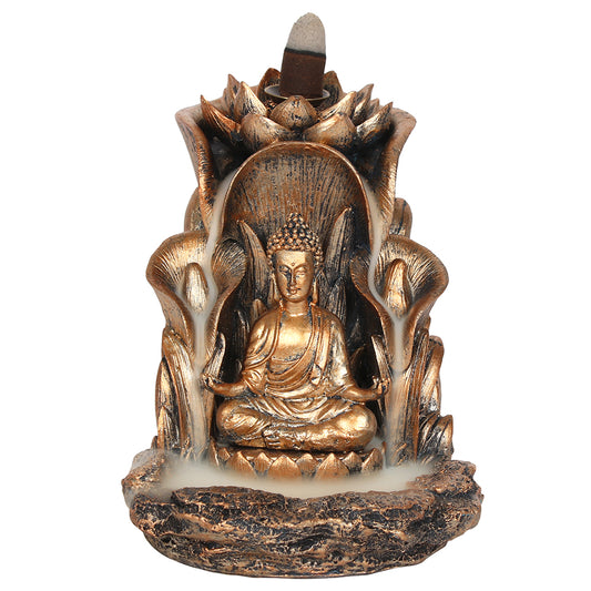 Bronze Buddha Backflow Incense Burner - PCS Gifts