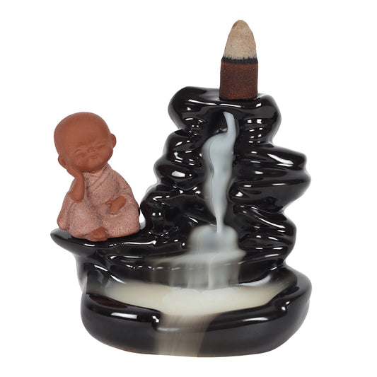 Buddha Waterfall Backflow Incense Burner - PCS Cufflinks & Gifts