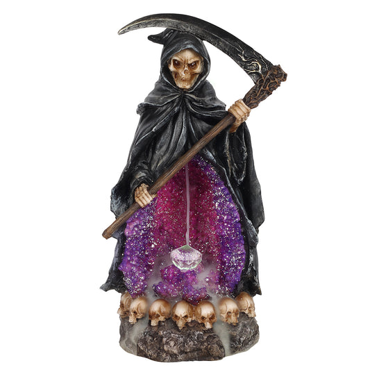 Grim Reaper Backflow Incense Burner with Light - PCS Cufflinks & Gifts