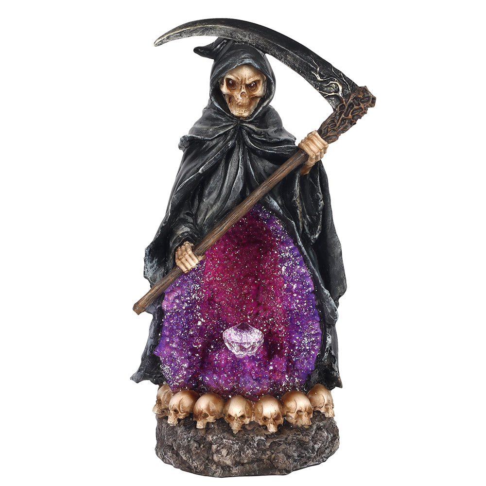Grim Reaper Backflow Incense Burner with Light - PCS Cufflinks & Gifts