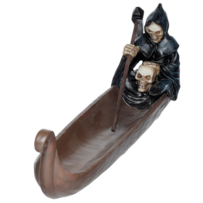 The Reaper Ferryman of Death Ashcatcher Incense Stick Burner