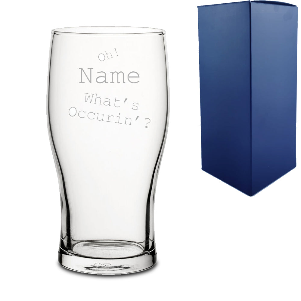 Engraved Novelty Pint Glass With Gift Box Image 2