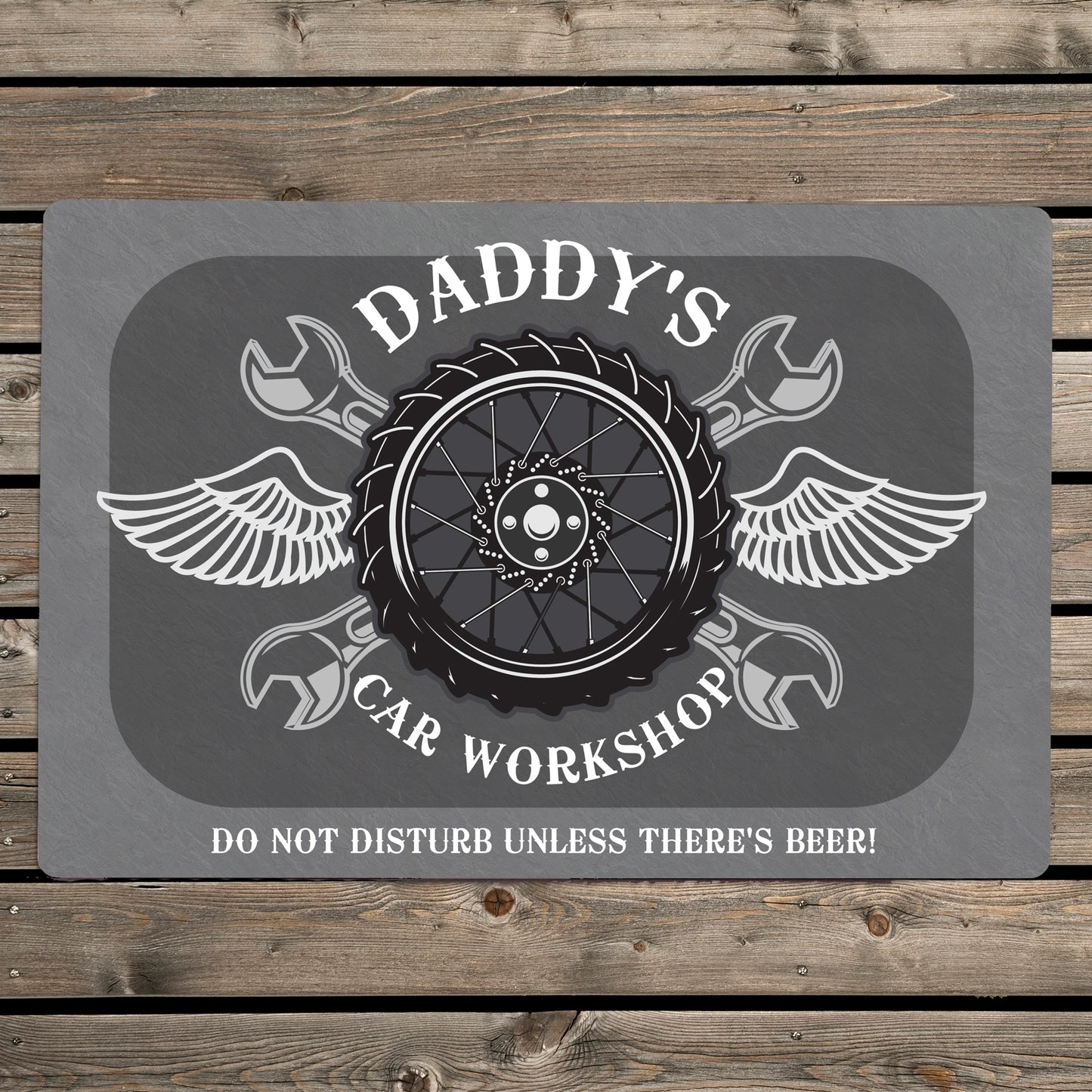 Personalised Garage Metal Sign | Gifts For Him | Dad | Grandad