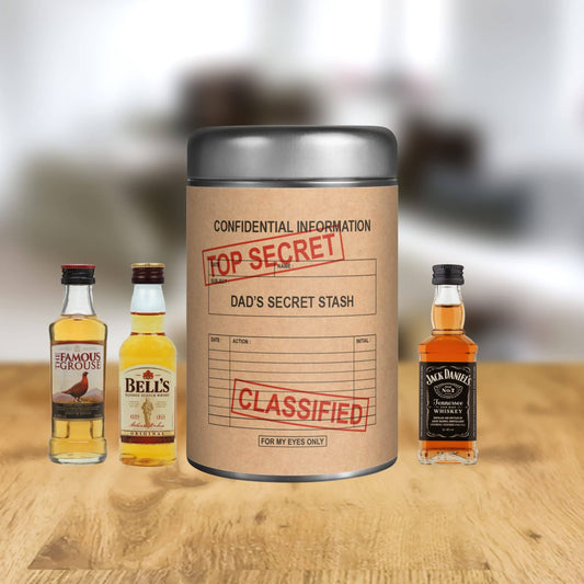 Personalised Secret Stash Whisky Gift Set