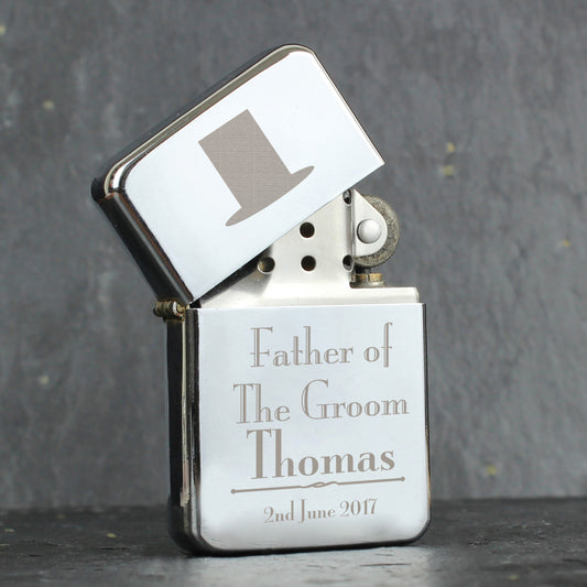 Personalised Father of the Groom Lighter