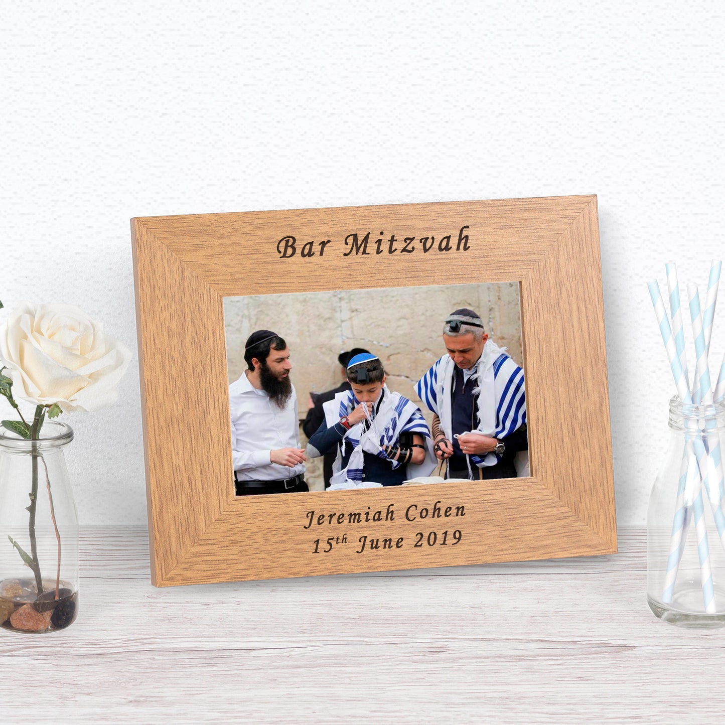 Bar Mitzvah Photo Frame - Personalised