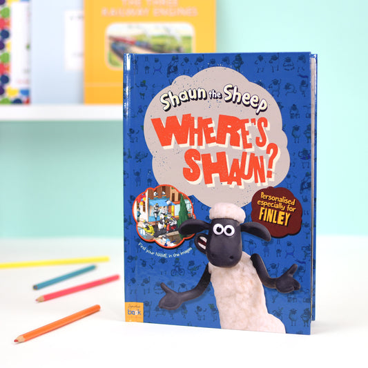 “Where’s Shaun?” – Personalised Shaun the Sheep Book