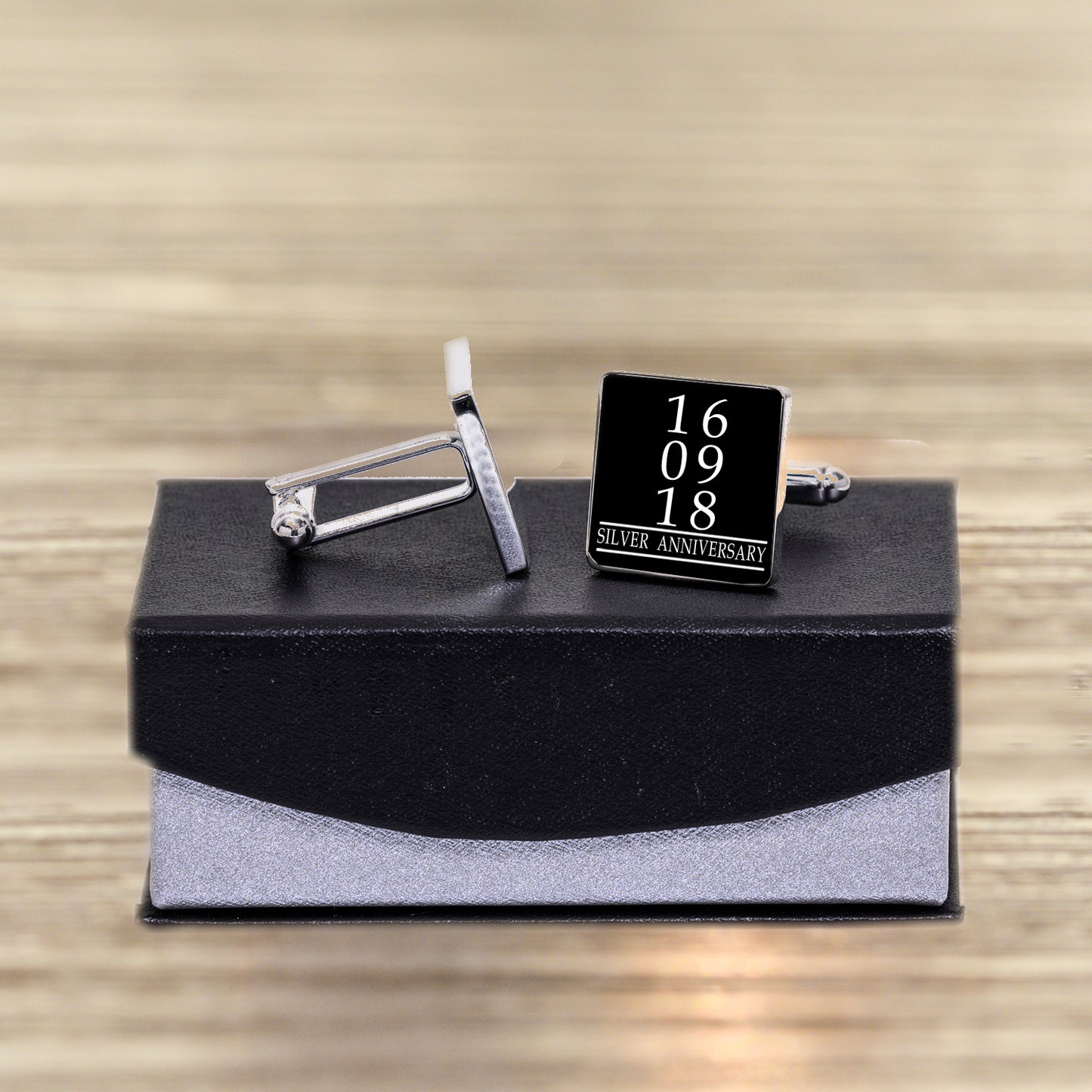 Personalised Special Date/s & Message Cufflinks - PCS Cufflinks & Gifts