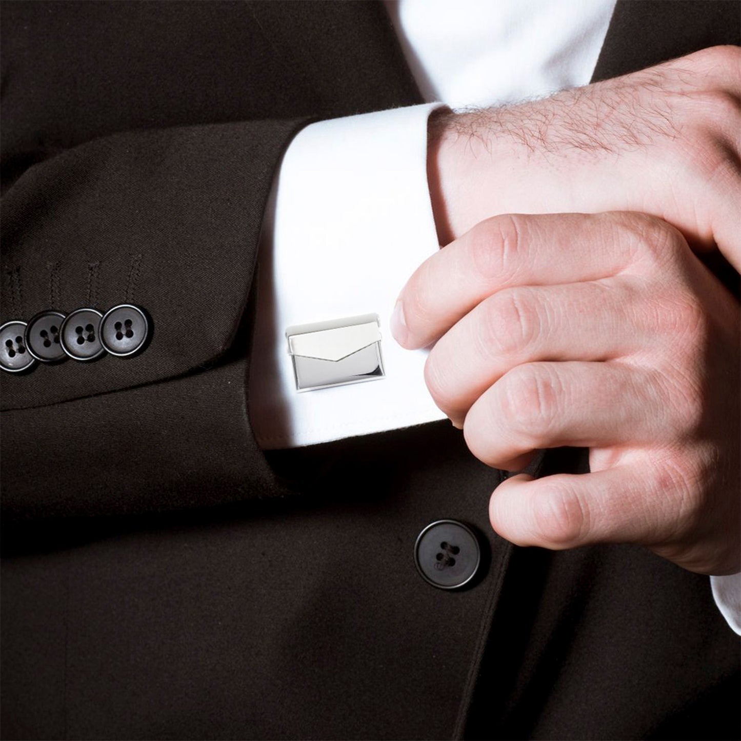 Personalised Envelope Cufflinks - Meet Me At The Altar - PCS Cufflinks & Gifts