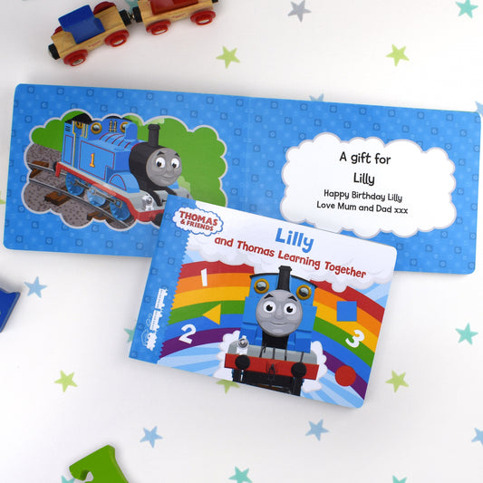 Personalised Me and Thomas Learning Together Board Book