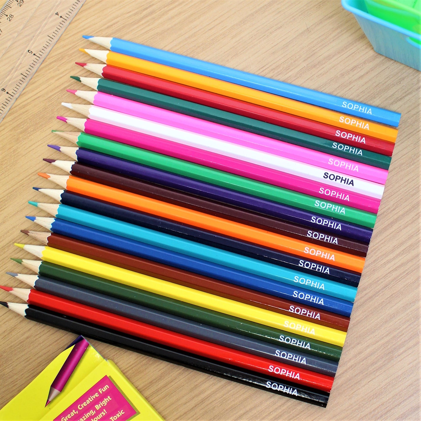Personalised 20 Colouring Pencils