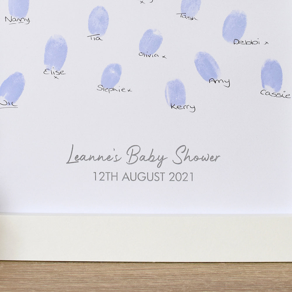Personalised Cloud A4 Framed Print - Baby Shower Gift