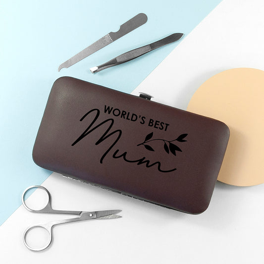 Personalised World’s Best Manicure Set - Brown
