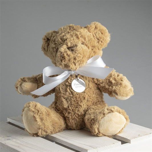 Personalised Bramble Christening Bear | Soft Toy