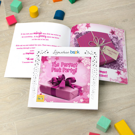 Personalised The Perfect Pink Party Children’s Book