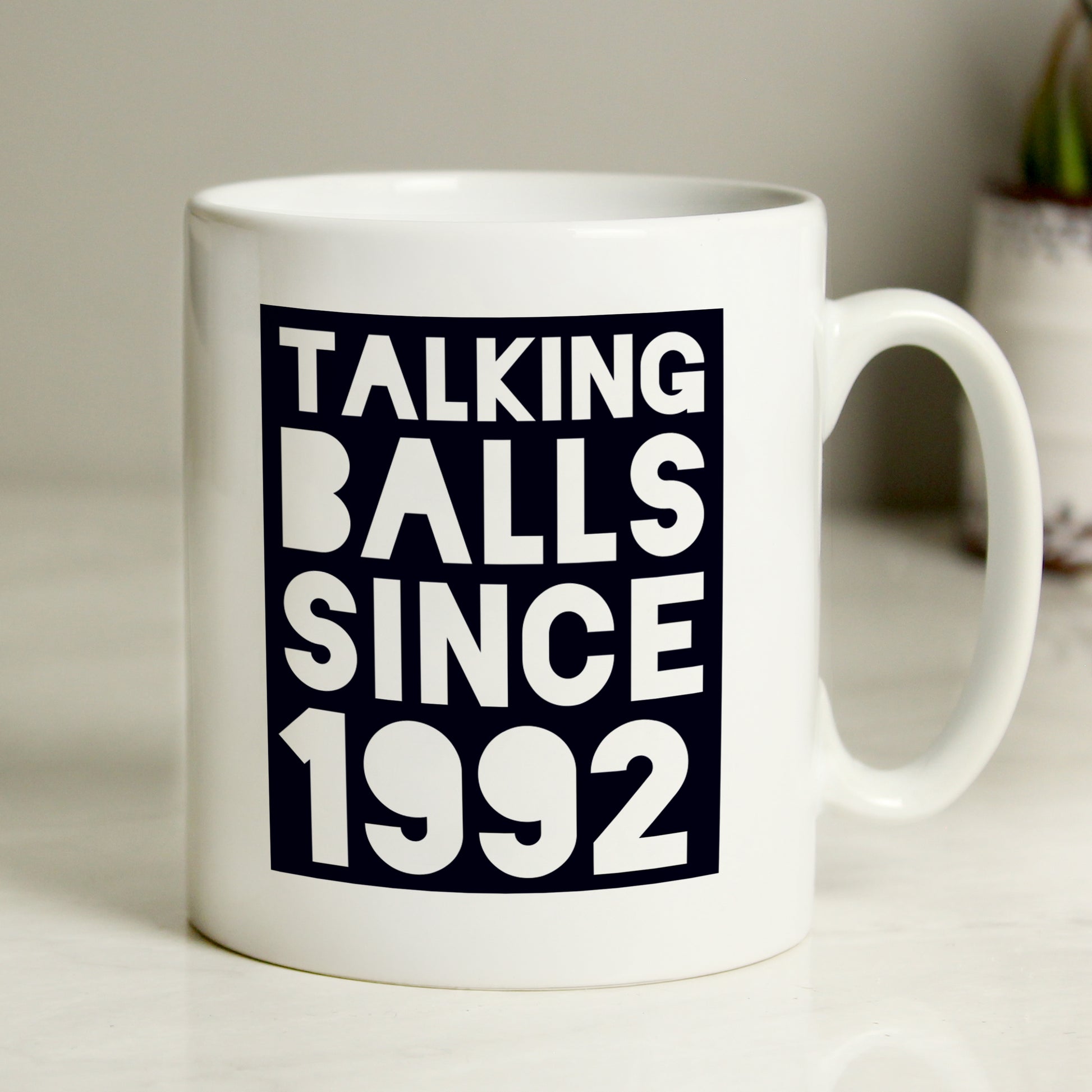 Personalised Talking Balls Since Football Mug - PCS Gifts