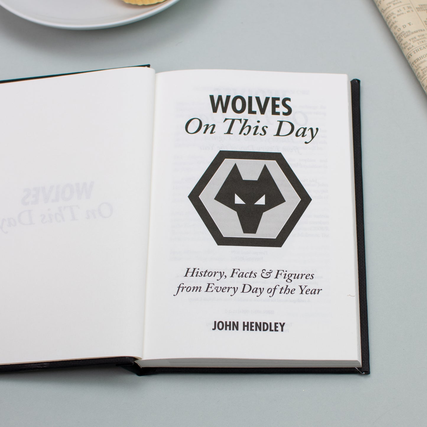 Personalised Wolves On This Day Book
