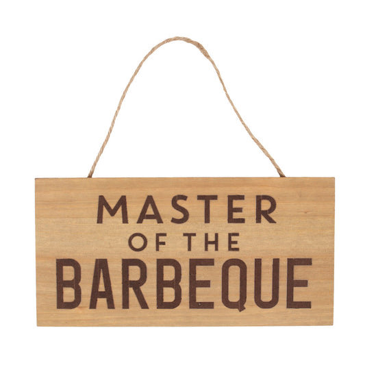 Master Of The BBQ Hanging Sign - PCS Cufflinks & Gifts