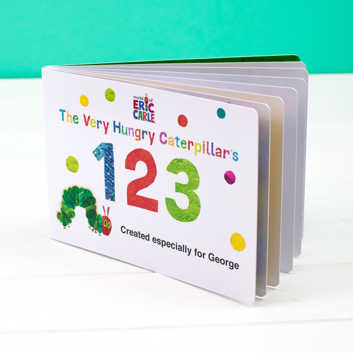 Personalised The Very Hungry Caterpillar Board Book: Learning Numbers