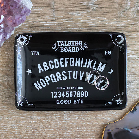Black Talking Board Trinket Dish - PCS Cufflinks & Gifts
