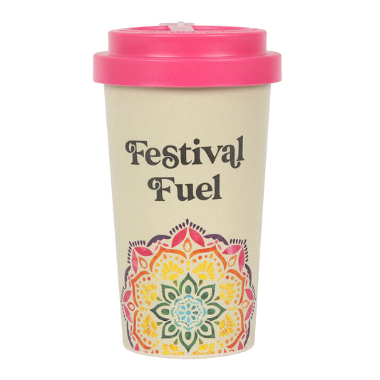 Festival Fuel Mandala Bamboo Eco Travel Mug - PCS Gifts