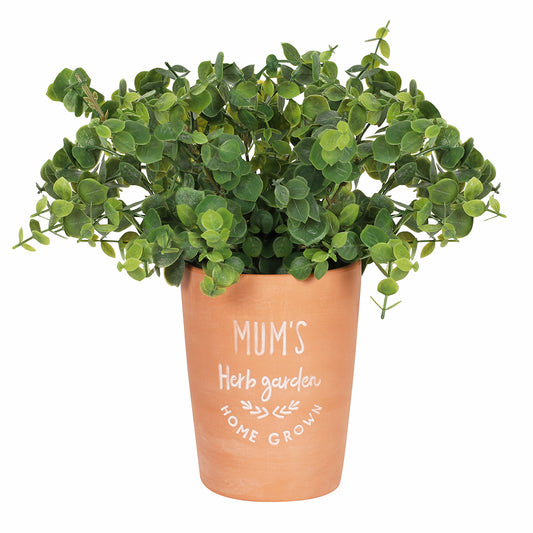 Mum's Garden Terracotta Plant Pot - PCS Cufflinks & Gifts