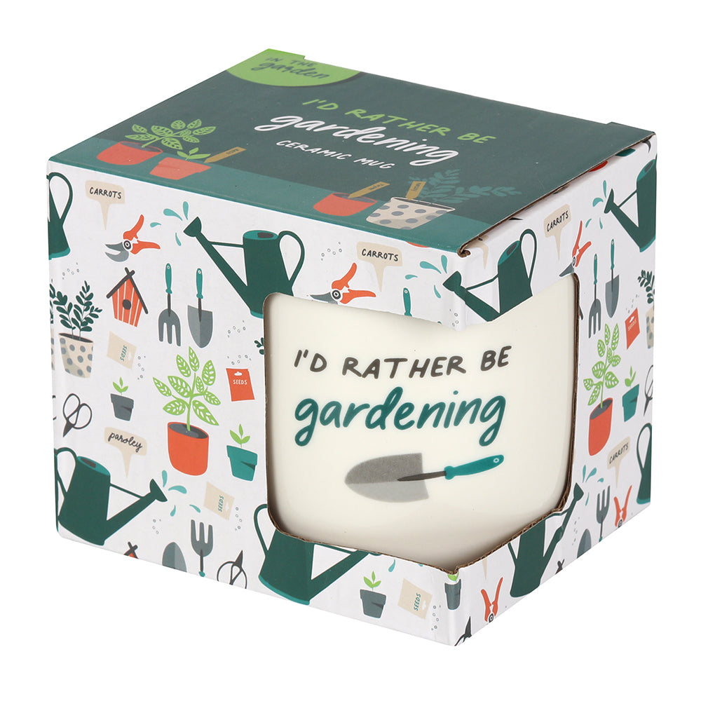 I'd Rather Be Gardening Ceramic Mug - PCS Cufflinks & Gifts
