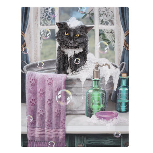 19x25cm Bath Time Canvas Plaque by Lisa Parker - PCS Cufflinks & Gifts