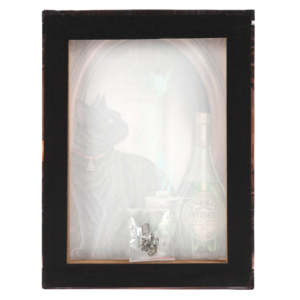 19x25cm Absinthe Canvas Plaque by Lisa Parker - PCS Cufflinks & Gifts