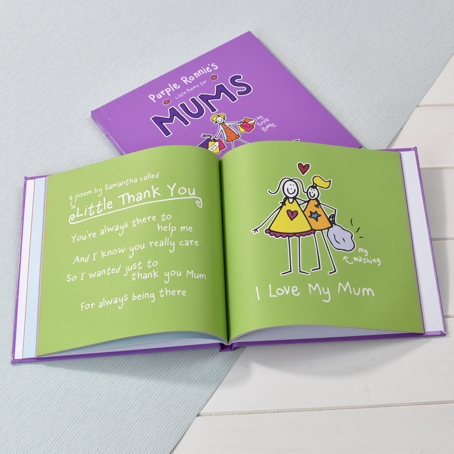 Personalised Purple Ronnie's Little Poems for Mums Book