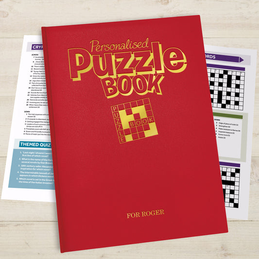 Personalised Puzzle Book - PCS Cufflinks & Gifts