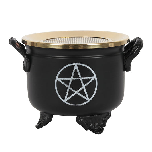Pentagram Cauldron Resin Incense Burner - PCS Cufflinks & Gifts