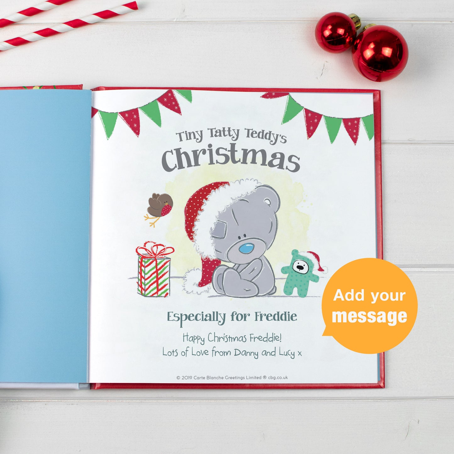 Personalised Tiny Tatty Teddy's Christmas Book - PCS Cufflinks & Gifts